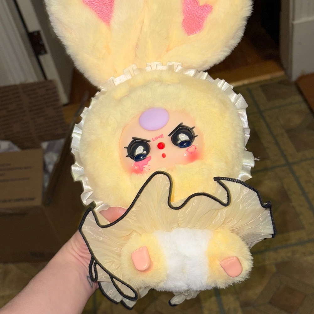Baby Three Lily Rabbit Town AUTHENTIC COMES WITH BOX AND CARD.